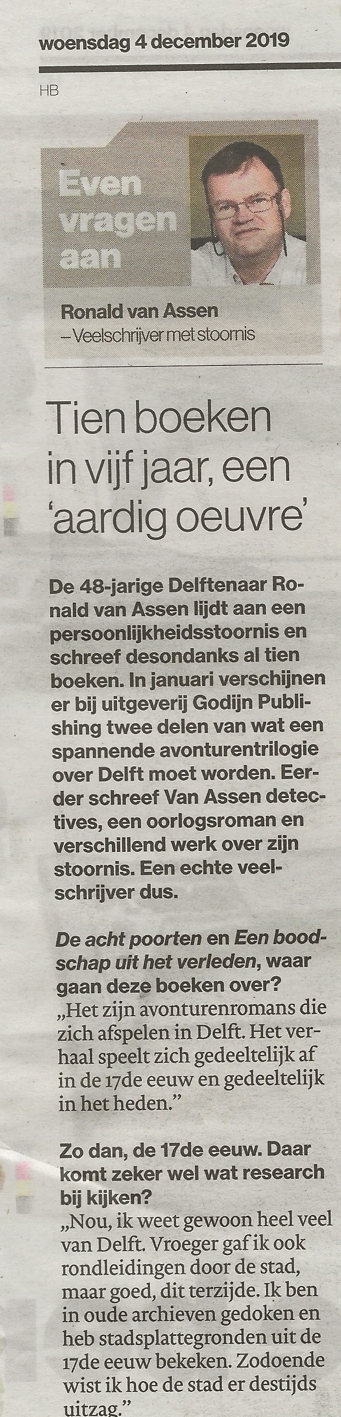 Algemeen Dagblad Delft 06-12-2019 deel1