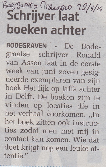 Bodegraafs Nieuwsblad 28-05-2015