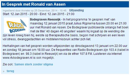 RTV Bodegraven 25-12-2014